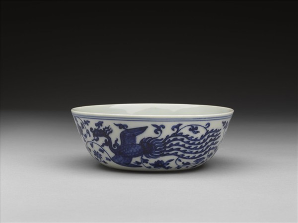 青花龍鳳紋碗