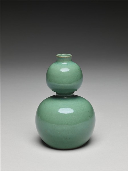 綠釉葫蘆瓶