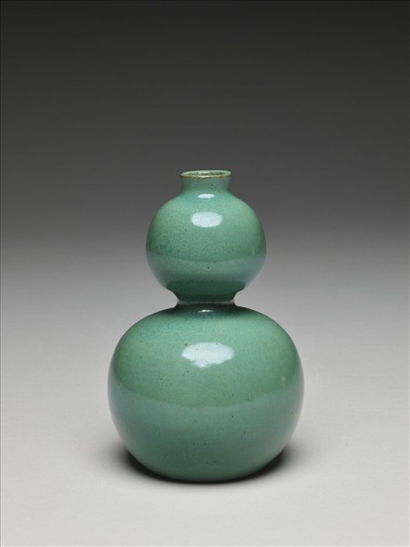 綠釉葫蘆瓶