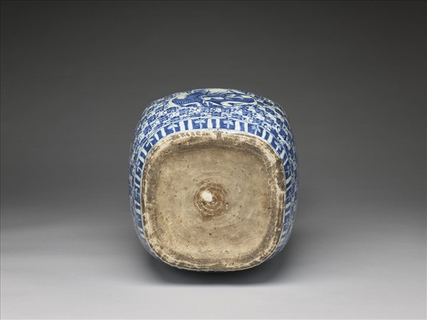 青花仙翁壽字紋葫蘆瓶