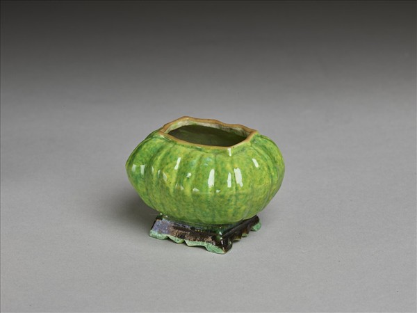 綠釉瓜式洗