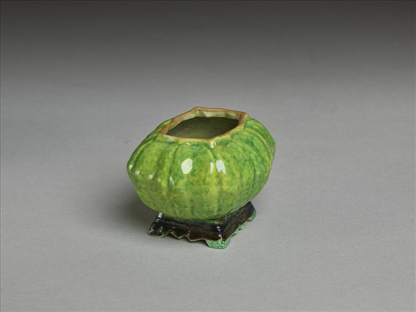 綠釉瓜式洗