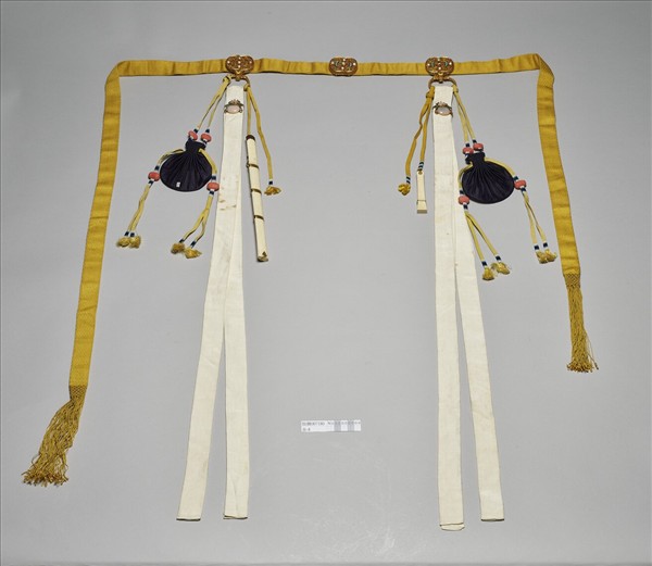 鍍金鏤花帶扣朝帶