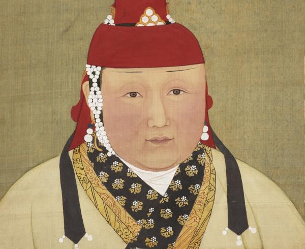 元代后半身像　冊　元代后