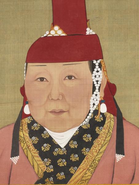 元代后半身像　冊　元代后