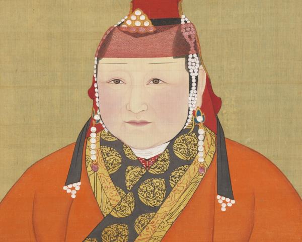元代后半身像　冊　元代后