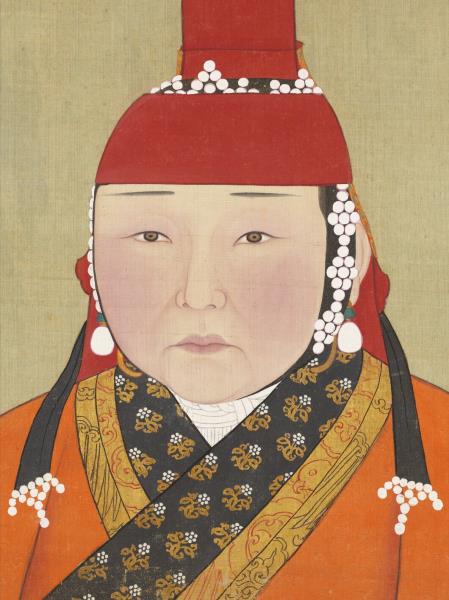 元代后半身像　冊　元代后