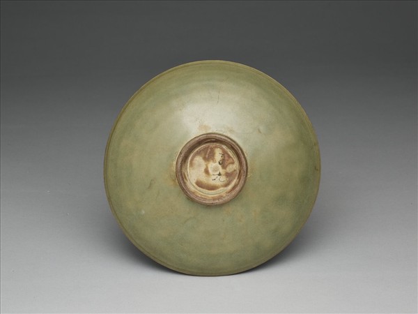 臨汝窯 青瓷劃花盤