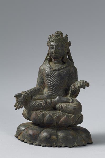 青銅菩薩趺坐像