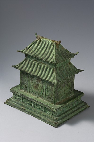 中國 西魏 大統五年銘（539） 銅鎏金 佛殿