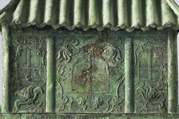 中國 西魏 大統五年銘（539） 銅鎏金 佛殿