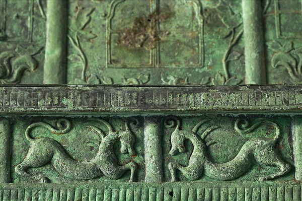 中國 西魏 大統五年銘（539） 銅鎏金 佛殿