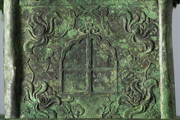 中國 西魏 大統五年銘（539） 銅鎏金 佛殿