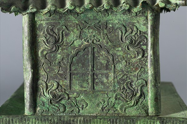 中國 西魏 大統五年銘（539） 銅鎏金 佛殿