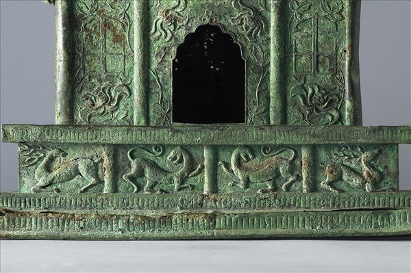 中國 西魏 大統五年銘（539） 銅鎏金 佛殿