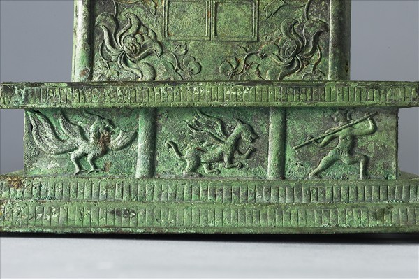 中國 西魏 大統五年銘（539） 銅鎏金 佛殿