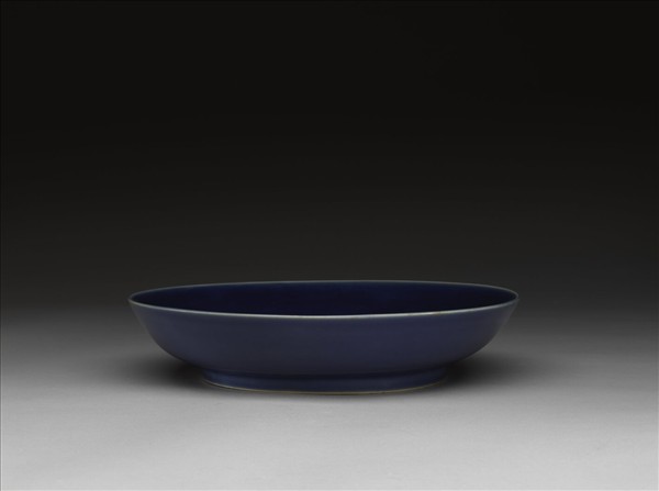 霽青釉盤