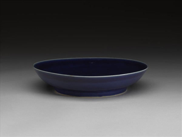 霽青釉盤