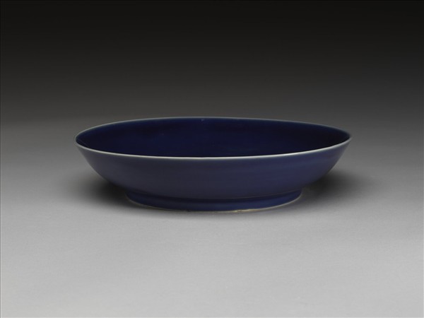 霽青釉盤