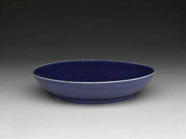 霽青釉盤