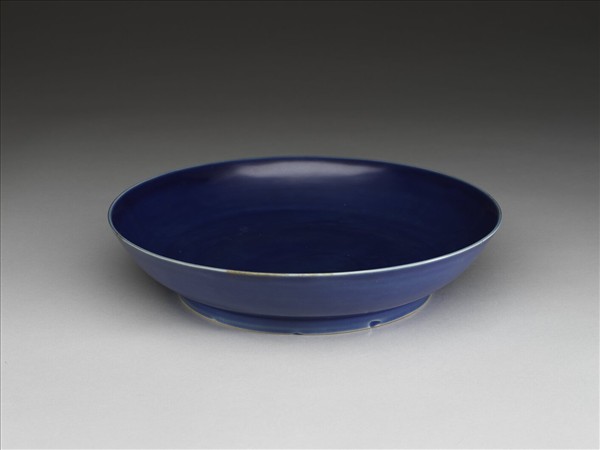 霽青釉盤