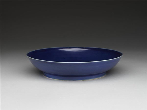 霽青釉盤
