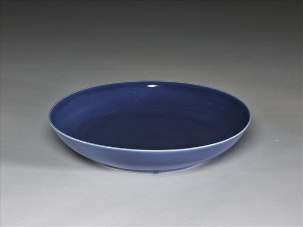 霽青釉盤