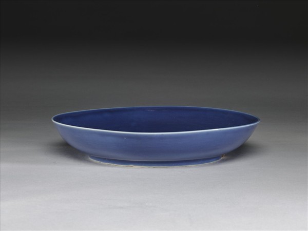 霽青釉盤