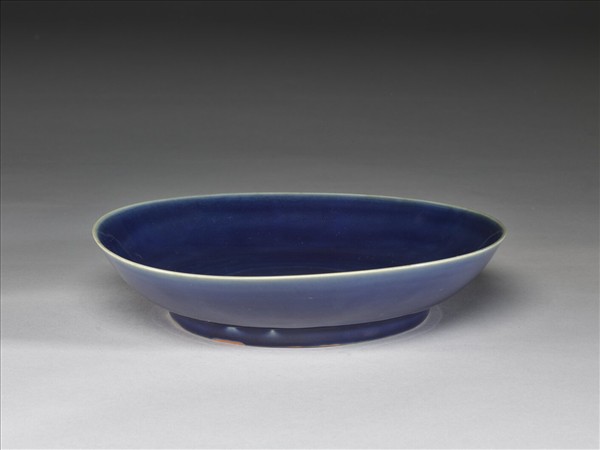 霽青釉盤