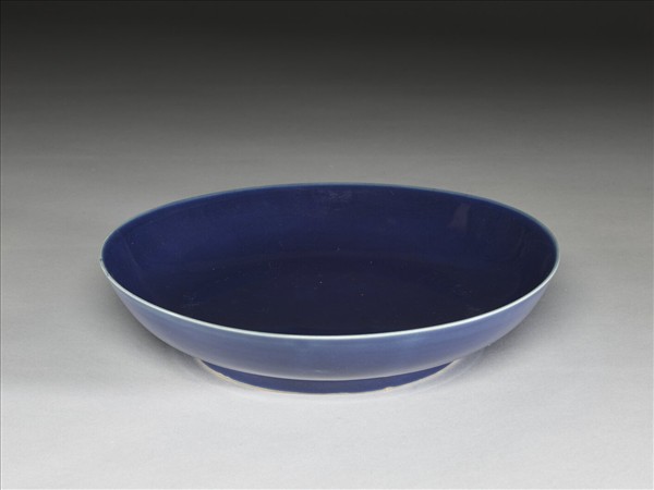 霽青釉盤