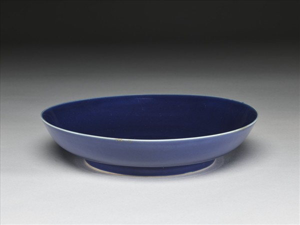 霽青釉盤