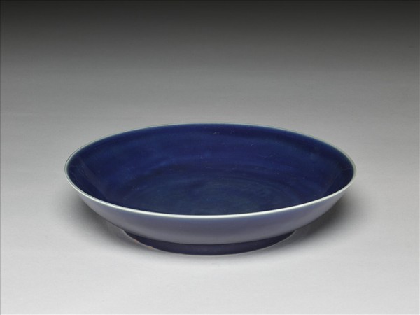 霽青釉盤