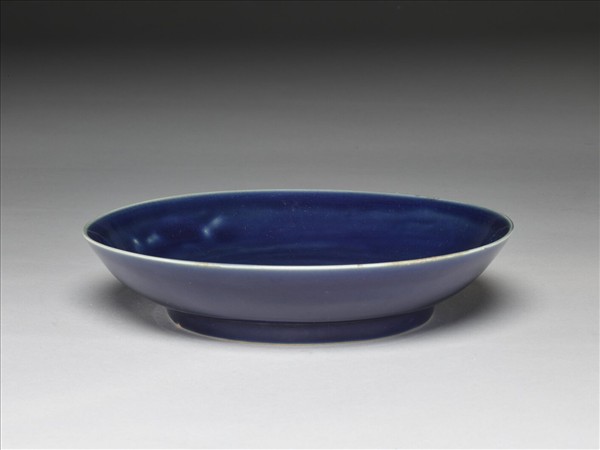 霽青釉盤