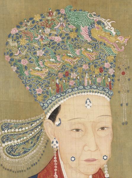 宋代后半身像　冊　高宗后