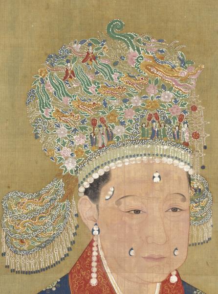 宋代后半身像　冊　光宗后