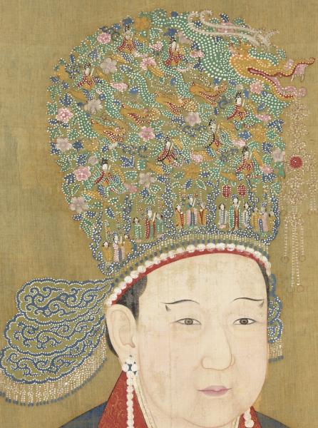 宋代后半身像　冊　光宗后