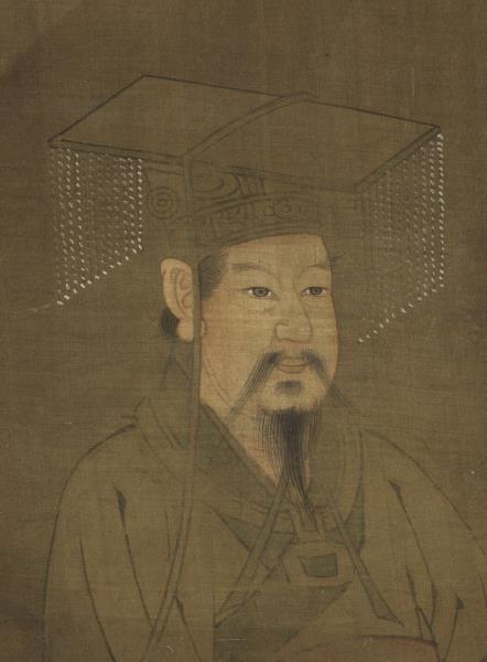 歷代帝王半身像　冊　少皞金天氏