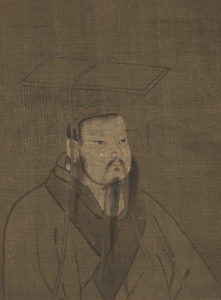 歷代帝王半身像　冊　漢昭烈帝