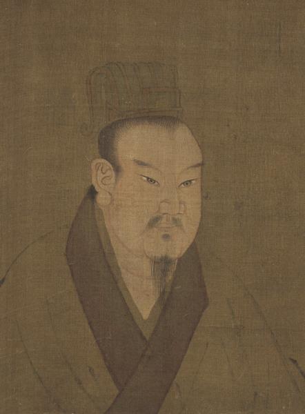 歷代帝王半身像　冊　梁武帝