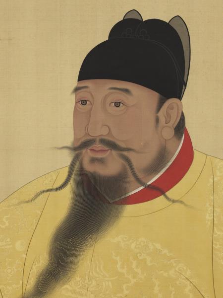 明代帝后半身像（一）　冊　仁孝文皇后