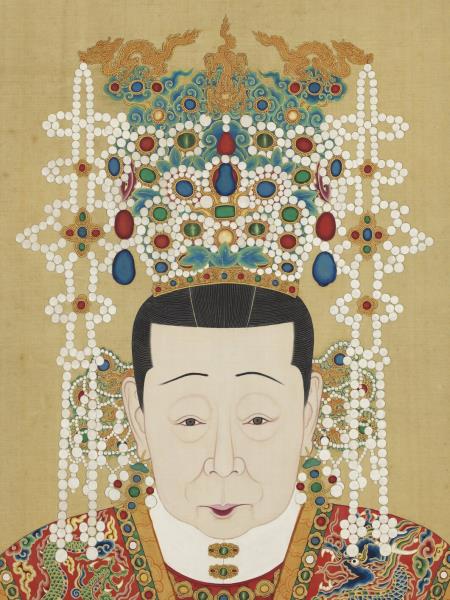 明代帝后半身像（一）　冊　孝惠皇后