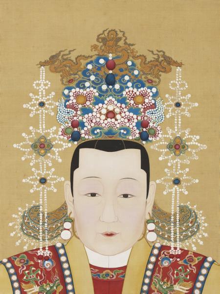 明代帝后半身像（一）　冊　英宗睿皇帝