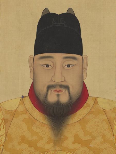 明代帝后半身像（一）　冊　英宗睿皇帝