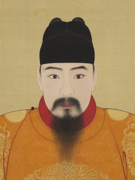 明代帝后半身像（一）　冊　孝康敬皇后