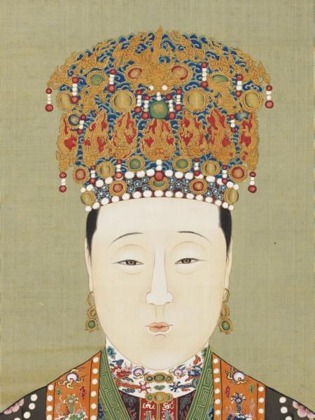 明代帝后半身像（二）　冊　神宗顯皇帝