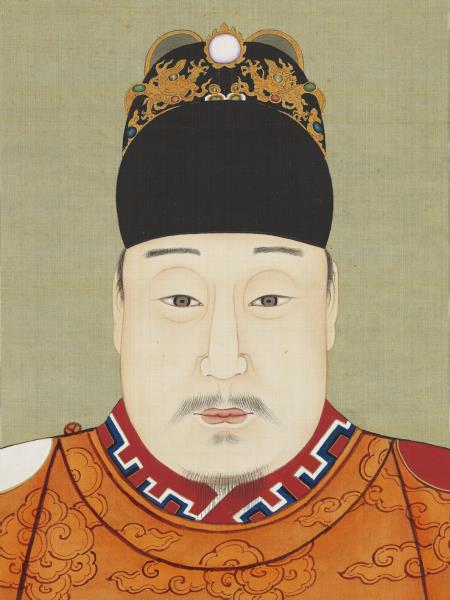 明代帝后半身像（二）　冊　神宗顯皇帝