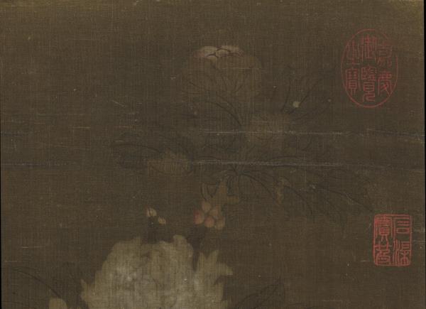 五代後蜀滕昌祐牡丹　軸