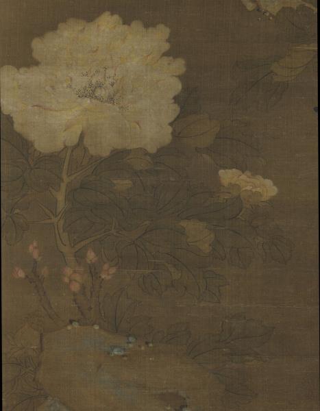 五代後蜀滕昌祐牡丹　軸