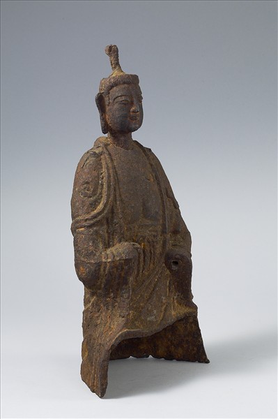 韓國 高麗時代 銅鎏金 菩薩坐像