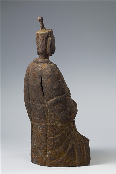 韓國 高麗時代 銅鎏金 菩薩坐像